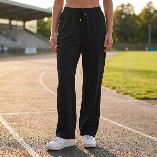 LA MAREY Kühlende Softkomfort Hose mit 2 Taschen, UV Schutz, EU 42-44 (L), Weiß