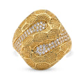 Weißer Zirkonia Ring Nickelfreies Messing (Größe 18.25)