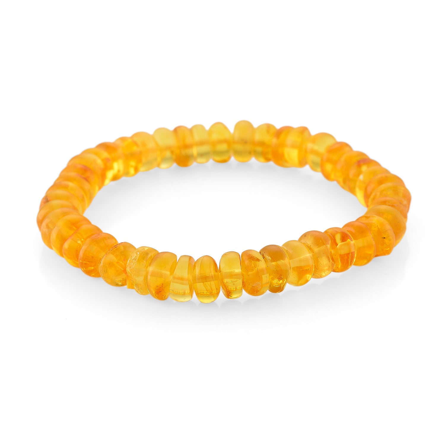 Natürliches balitsches Bernstein Armband, flexibel, (ca. 18 -19 cm)