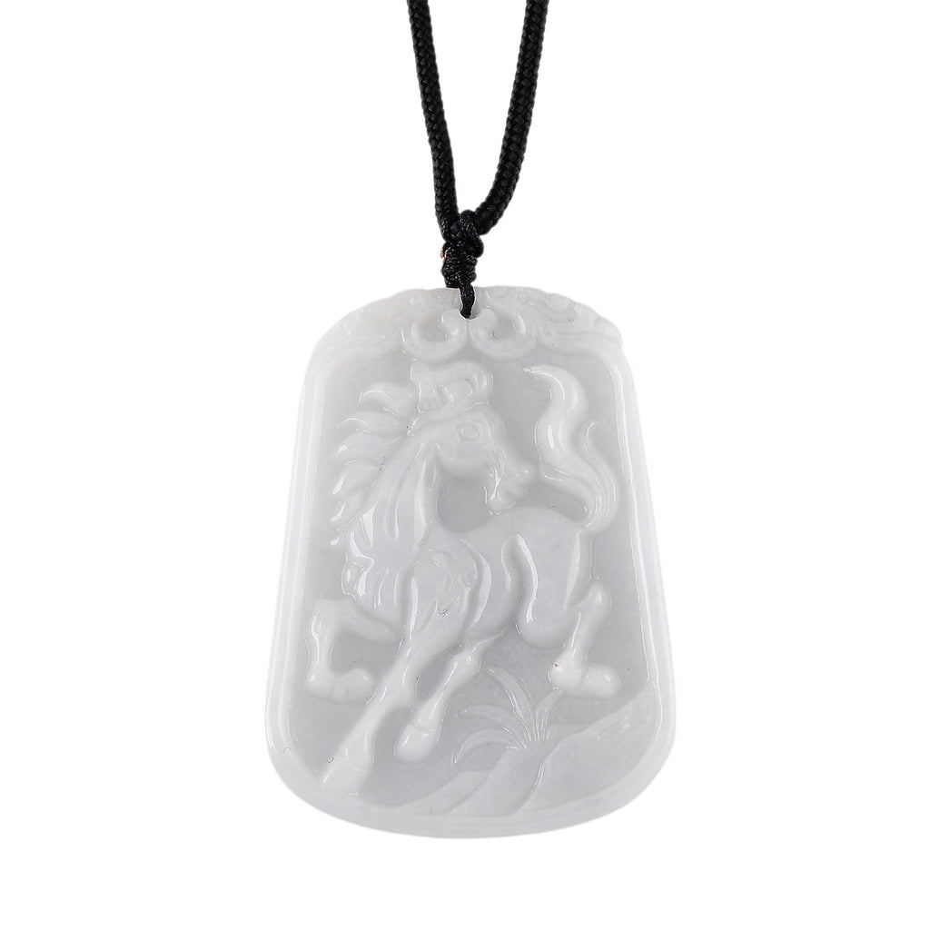 Weiße Jade Halskette Flexibles (ca. 70 cm) ca. 100,00 ct.