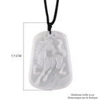 Weiße Jade Halskette Flexibles (ca. 70 cm) ca. 100,00 ct.