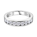 D'Joy Moissanit Ring 925 Silber Rhodiniert (Größe 17.00) ca. 1.00 ct