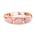 D'Joy AA Rosa Opal Ring 925 Silber 750 rosévergoldet (Größe 17.00) ca. 1,26 ct