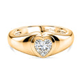 EVER TRUE Moissanit Ring Nickelfreies Messing (Größe 17.00) ca. 0,82 ct