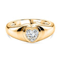 EVER TRUE Moissanit Ring Nickelfreies Messing (Größe 19.00) ca. 0,82 ct