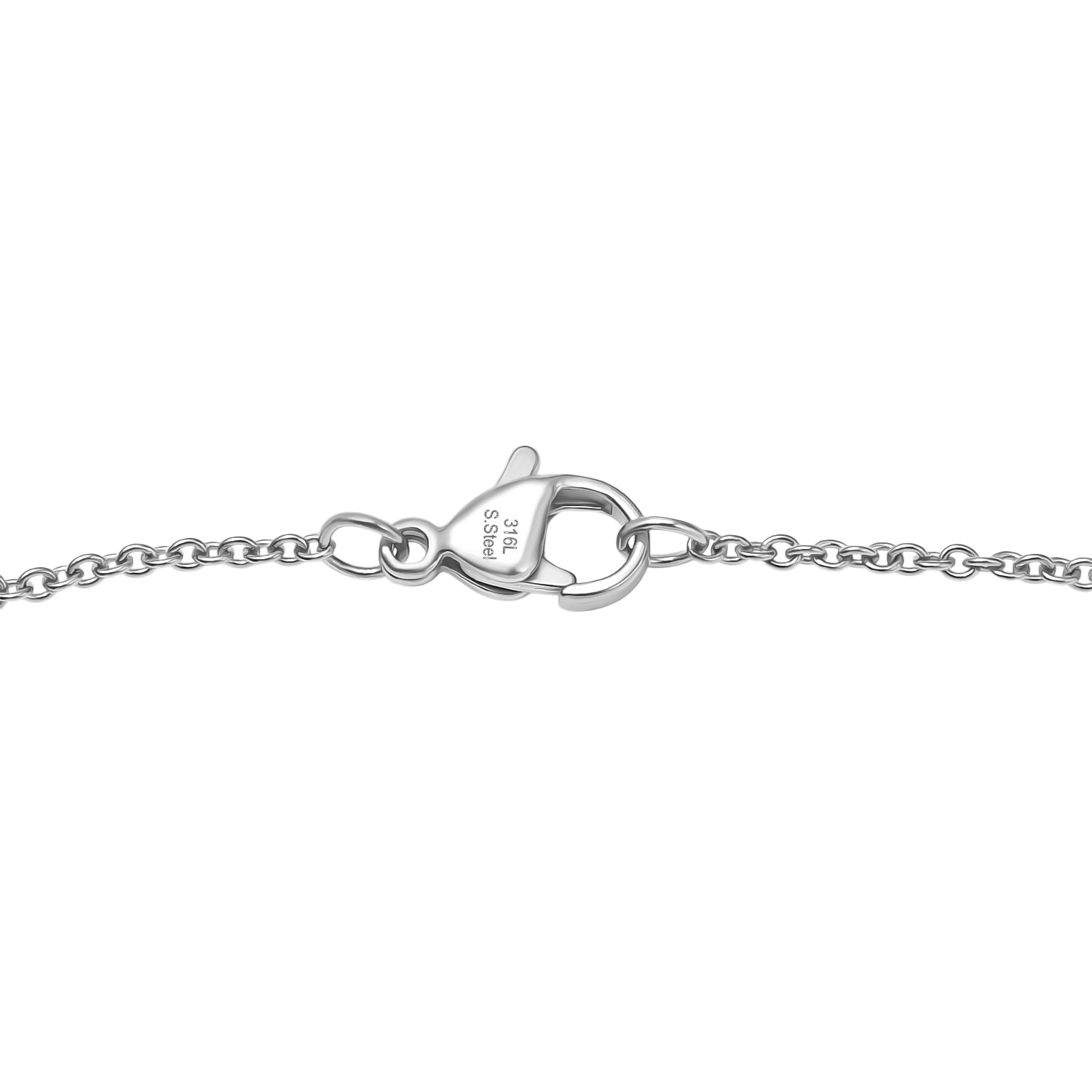 EVER TRUE Moissanit Halskette ca. 50 cm 316L Edelstahl ca. 1.39 ct