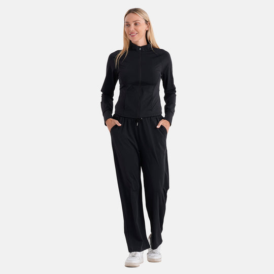 LA MAREY Kühlendes Softkomfort Jacke, UV Schutz, EU 42-44 (L), Weiß