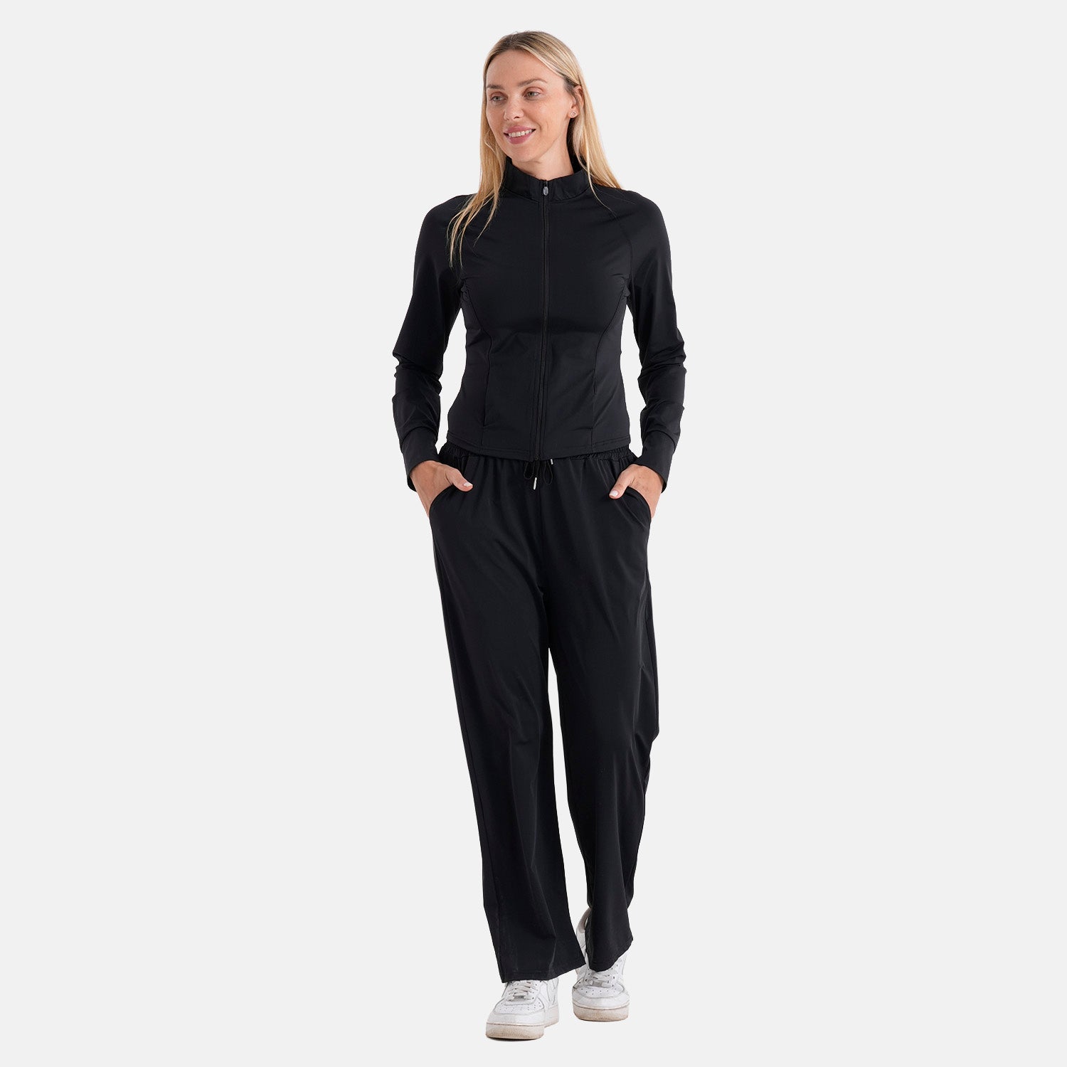 LA MAREY Kühlendes Softkomfort Jacke, UV Schutz, EU 46-48 (XL), Schwarz
