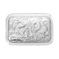 999 Platin-Folie mit Drachenmotiv, 300mg, 3,5cm