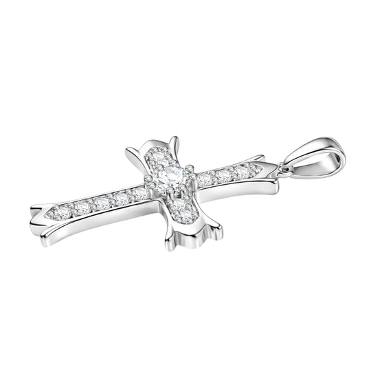 EVER TRUE Moissanit Anhänger Nickelfreies Messing ca. 1.18 ct