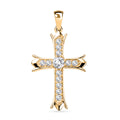 EverTrue Moissanit Anhänger in Goldton - 1,18 ct.