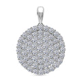 LUXURIANT DIAMOND - Lab Grown Diamant SI-GH Anhänger 925 Silber Rhodiniert ca. 3,00 ct.