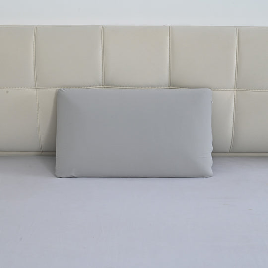 LIVMORE Memory-Foam-Kissen mit kühlendem Bezug, Reißverschluss, Lavendel