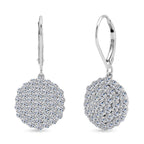 LUXURIANT DIAMOND - Lab Grown Diamant SI-GH Ohrringe 925 Silber Rhodiniert ca. 3.00 ct