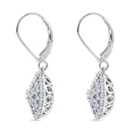 LUXURIANT DIAMOND - Lab Grown Diamant SI-GH Ohrringe 925 Silber Rhodiniert ca. 3.00 ct