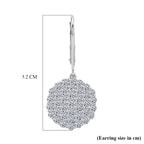 LUXURIANT DIAMOND - Lab Grown Diamant SI-GH Ohrringe 925 Silber Rhodiniert ca. 3.00 ct