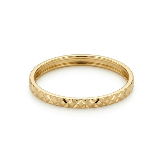 375 Gold Ring (Größe 18.00) ca.
