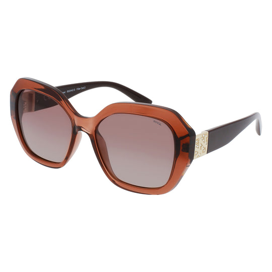 SOLE & LUCE - Swiss Eyewear, Polarized UV 400 Schutz Sonnenbrille, Braun