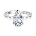 LUXURIANT DIAMOND - Lab Grown Diamant VS-EF Ring 925 Silber rhodiniert (Größe 18.00) ca. 2,02 ct