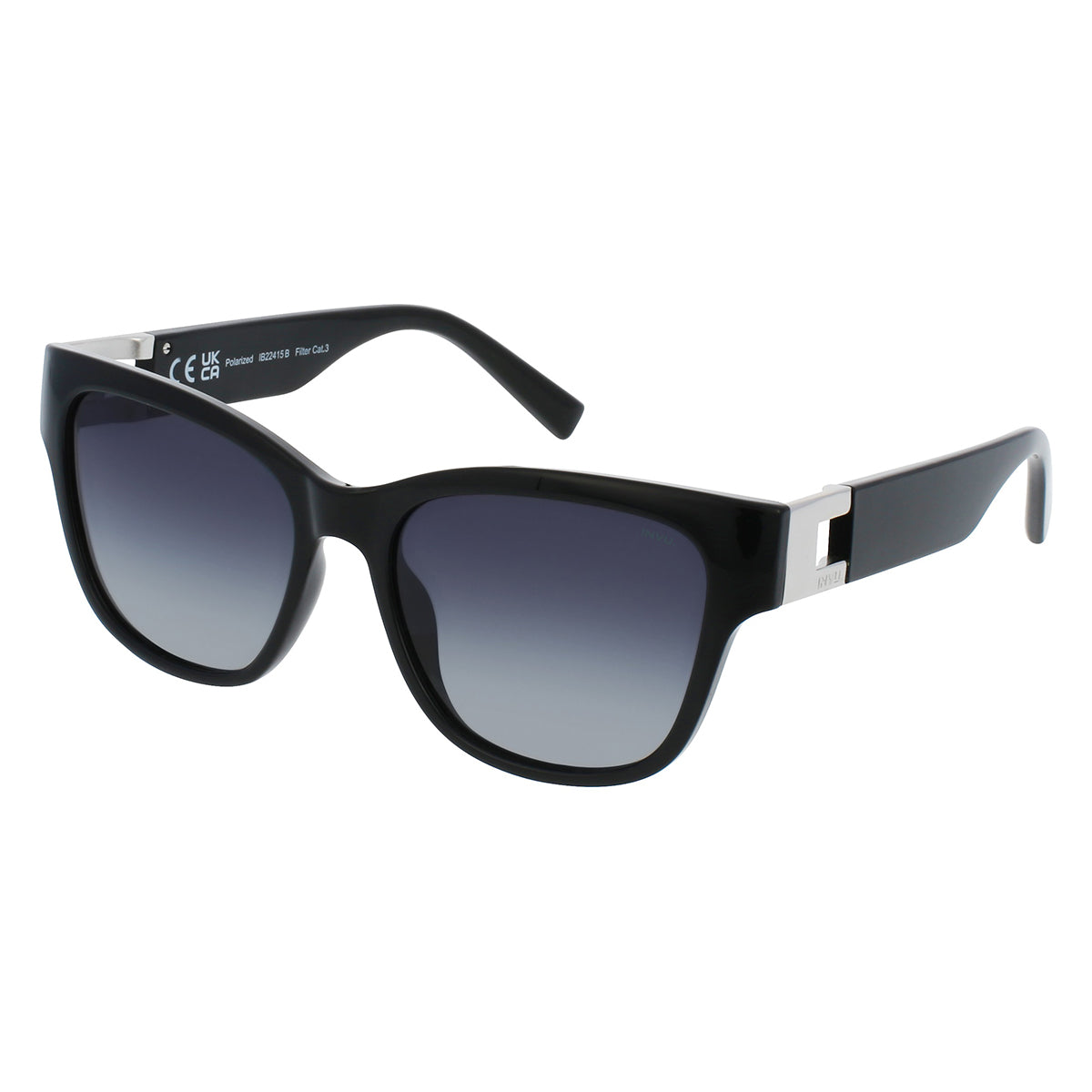 SOLE & LUCE - Swiss Eyewear, Polarized UV 400 Schutz Sonnenbrille, Schwarz