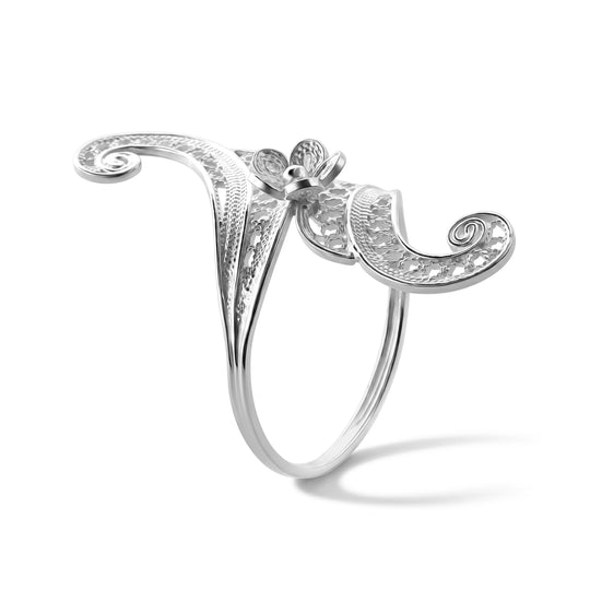 925 Silber Ring (Größe 21.00) ca. 3,55g