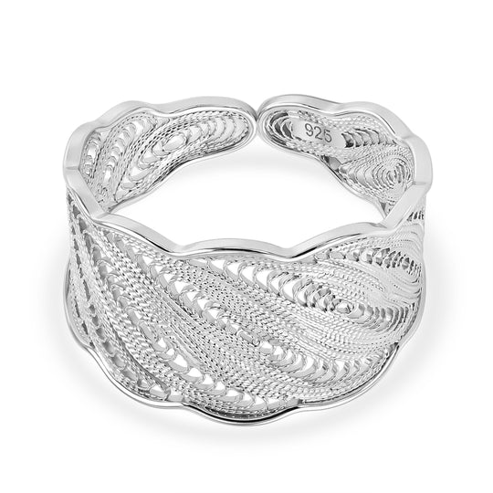Royal Bali Tarakashi 925 Silber Ring (Größe 16.00) ca. 2,63g