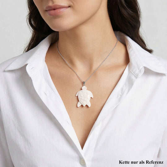Royal Bali - Ox Bone Anhänger 925 Silber