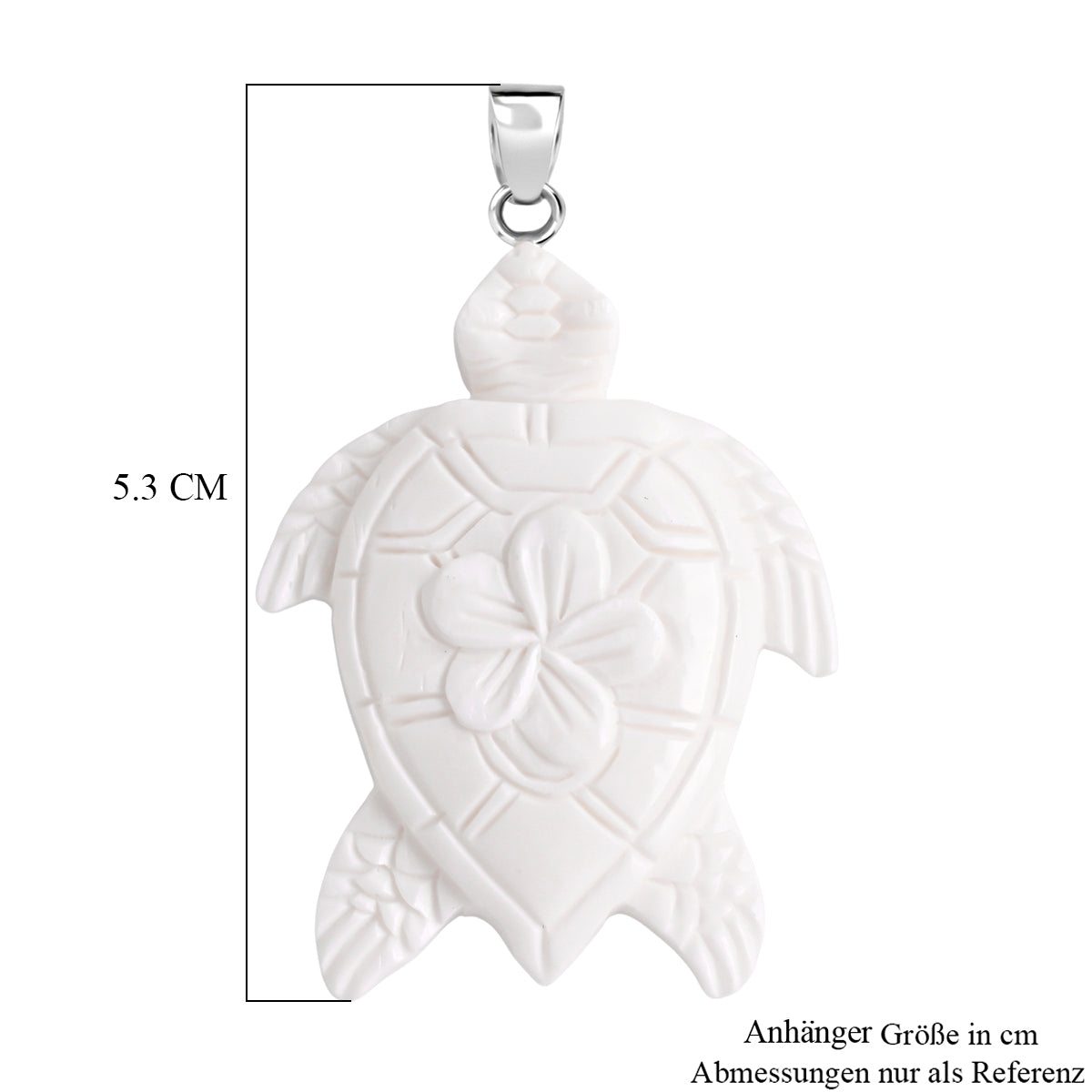 Royal Bali - Ox Bone Anhänger 925 Silber