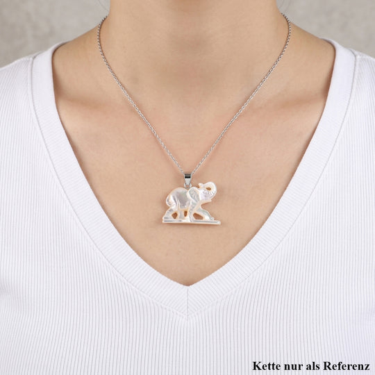 Perlmutt Anhänger 925 Silber