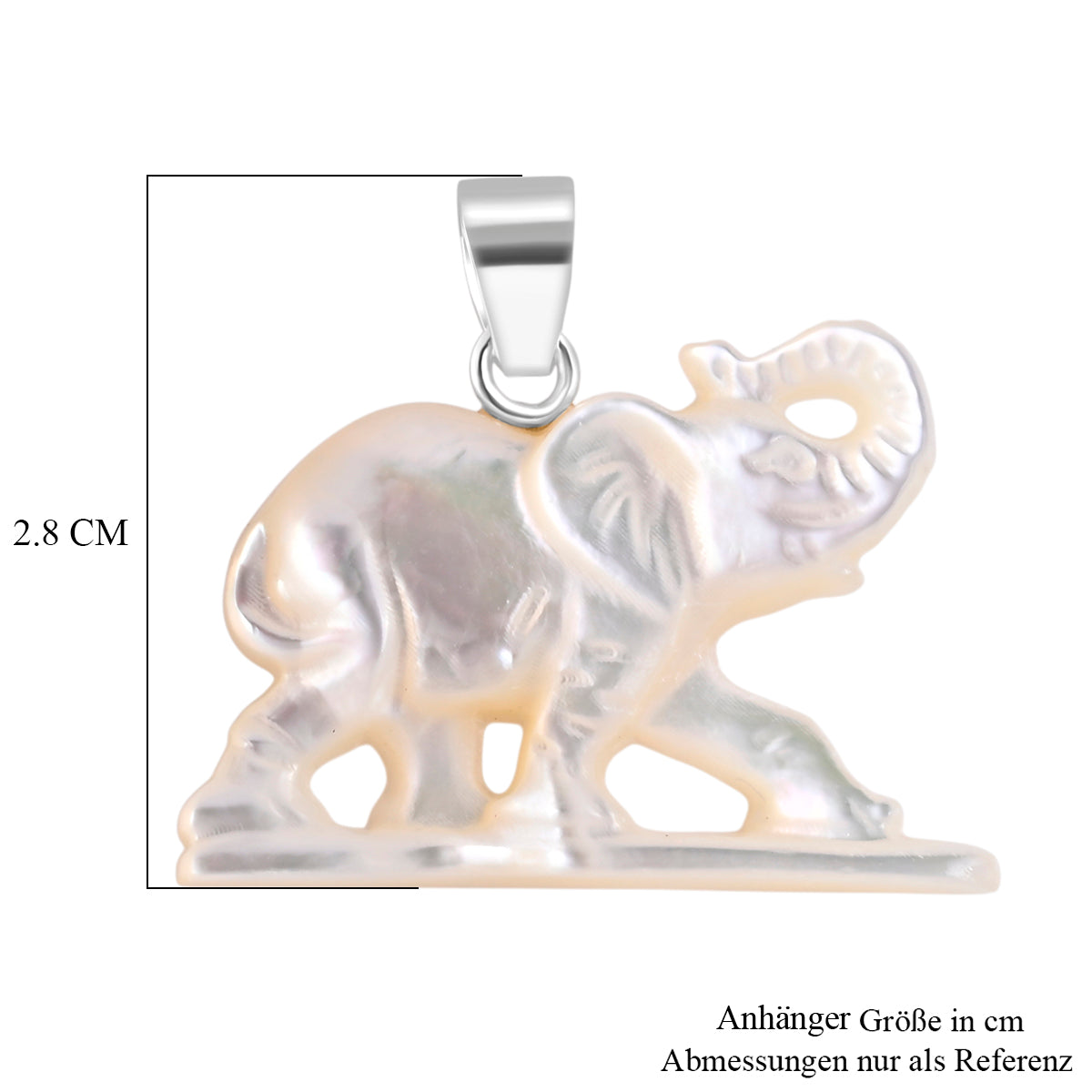 Perlmutt Anhänger 925 Silber