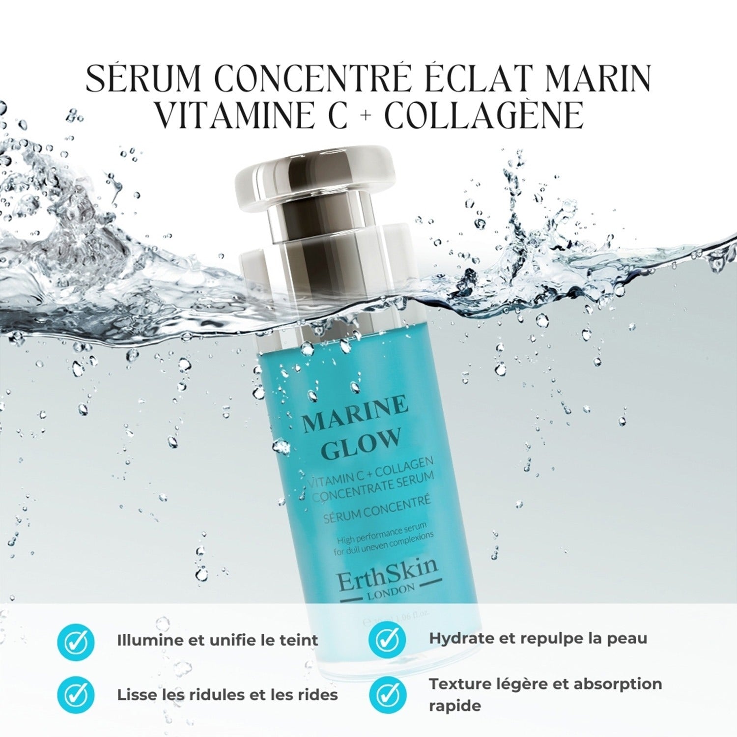 Marine Glow Vitamin C + Kollagen Konzentrat Serum