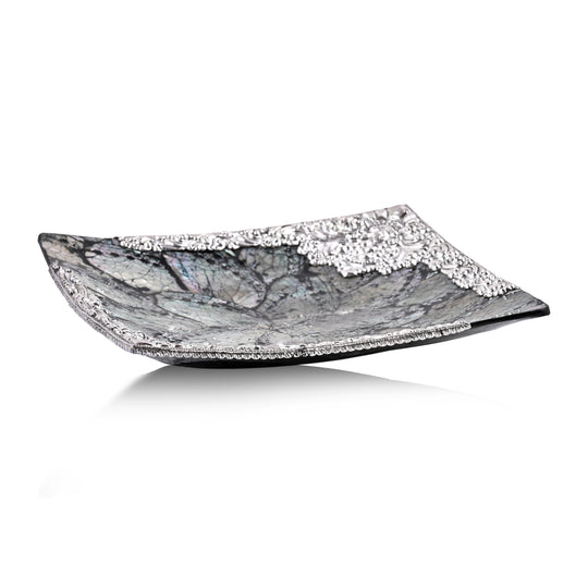 Royal Bali - Abalone Muschel Rechteckige Dekoschale 925 Silber