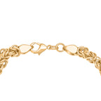 EVER TRUE Reine Bronze 750 Vergoldet Armband ca. 19 cm ca. 14,00g