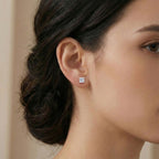 LUXURIANT DIAMOND - Lab Grown Diamant SI-GH Ohrringe 925 Silber rhodiniert ca. 0,50 ct.