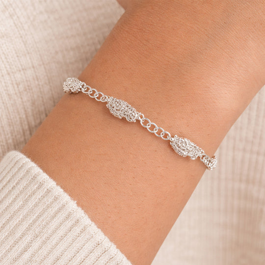 D'Joy Royal Bali -  925 Silber Armband ca. 20 cm ca. 9,22g