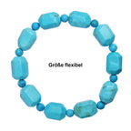 Magnesit Armband Flexibel (ca. 19 cm) ca. 206.00 ct