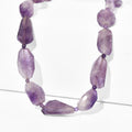 EVER TRUE Amethyst Halskette ca. 45 cm Nickelfreies Messing ca. 320,00 ct.