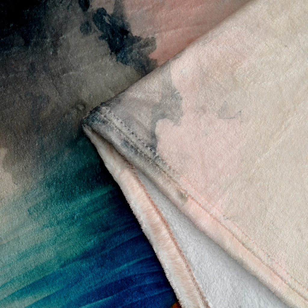 Digital print flannel blanket 240gsm flannel, 100% polyester (150*200cm) One side digital print, one side white color