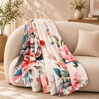 Digital print flannel blanket 240gsm flannel, 100% polyester (150*200cm) One side digital print, one side white color