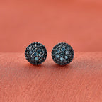 CULLINAN MINE - Blauer Diamant Ohrringe Nickelfreies Messing ca. 0.18 ct
