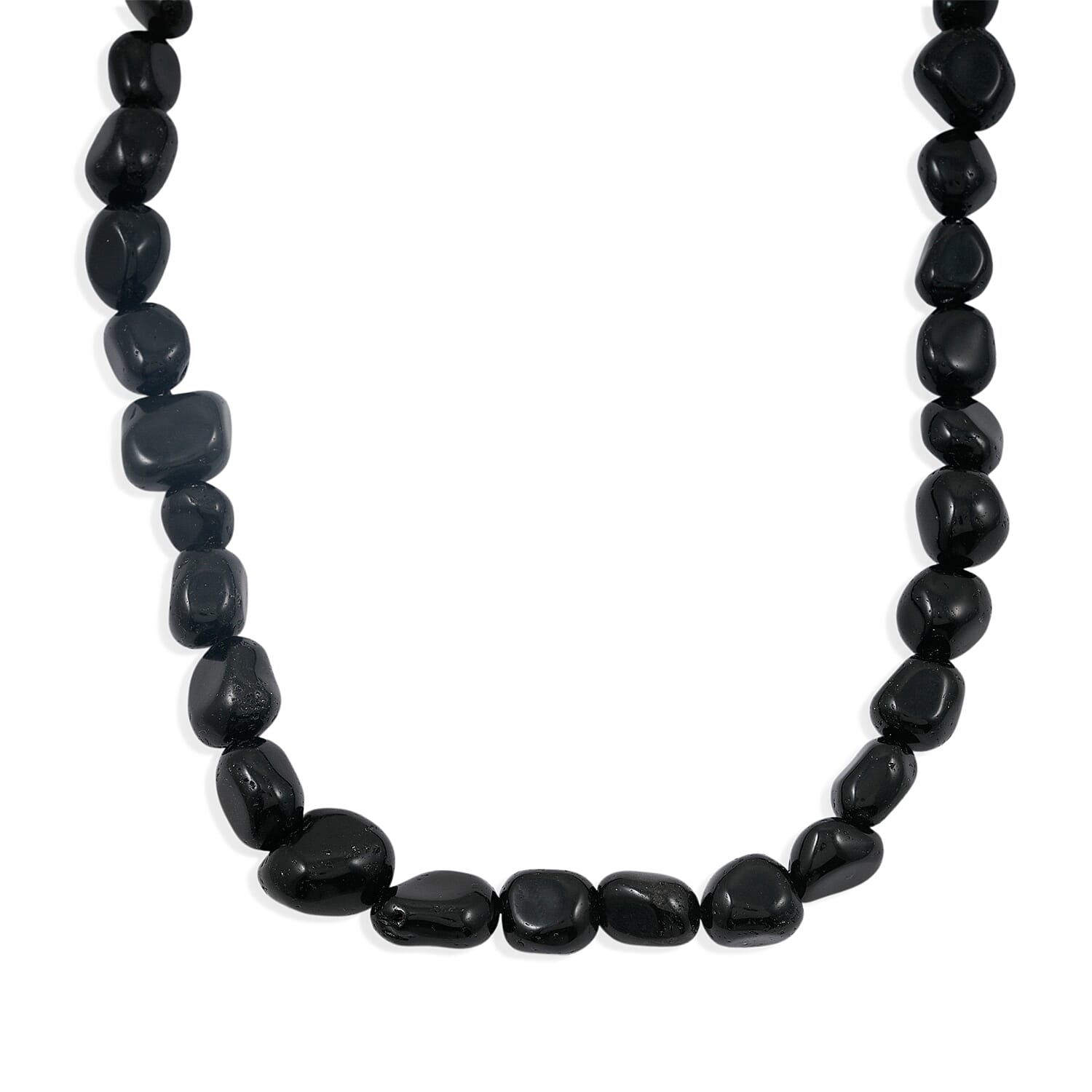 Glasachat Halskette 46 cm Reine Legierung ca. 37.84 ct