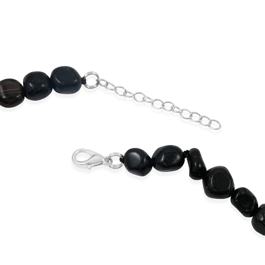 Glasachat Halskette 16 cm Reine Legierung ca. 37.84 ct