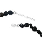 Glasachat Halskette 16 cm Reine Legierung ca. 37.84 ct