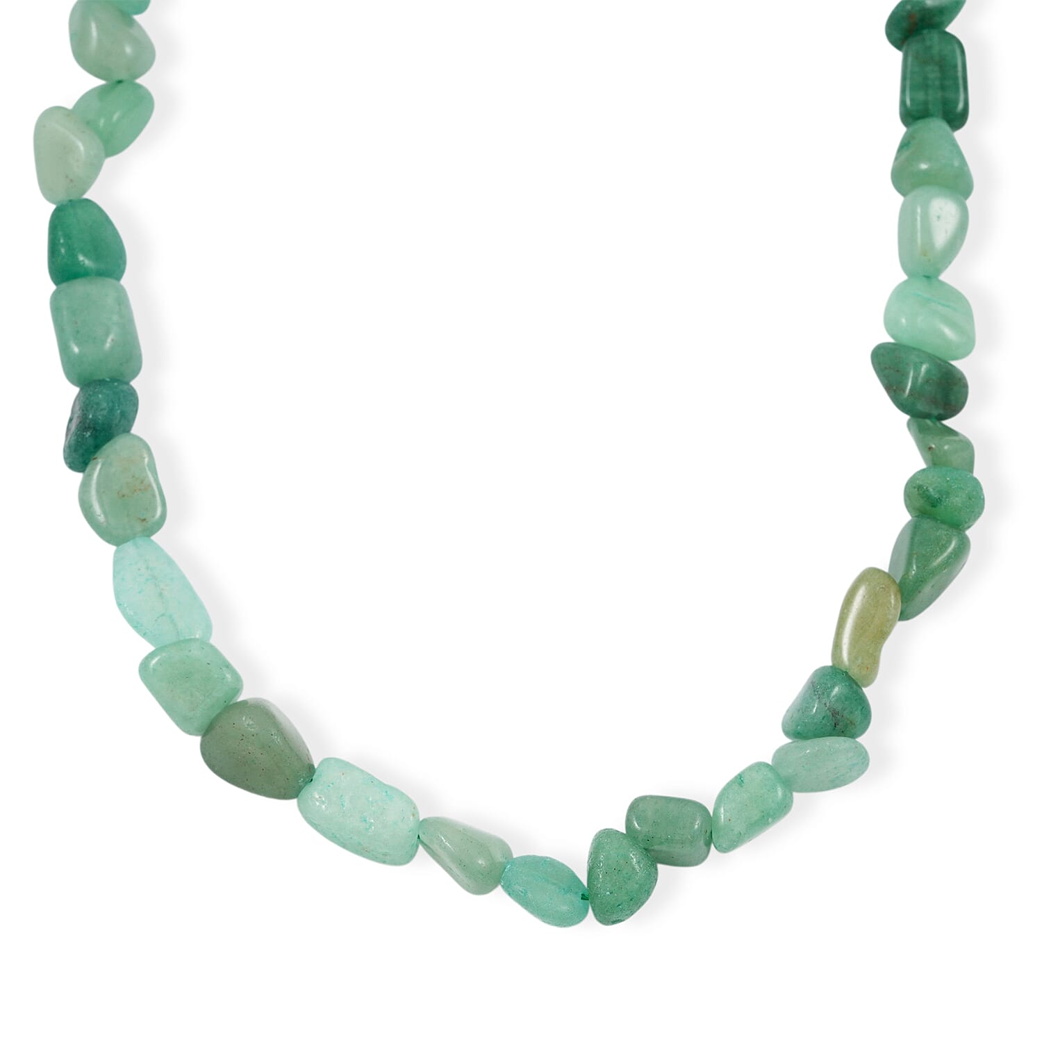 Aventurin Halskette 46 cm Reine Legierung ca. 39.00 ct