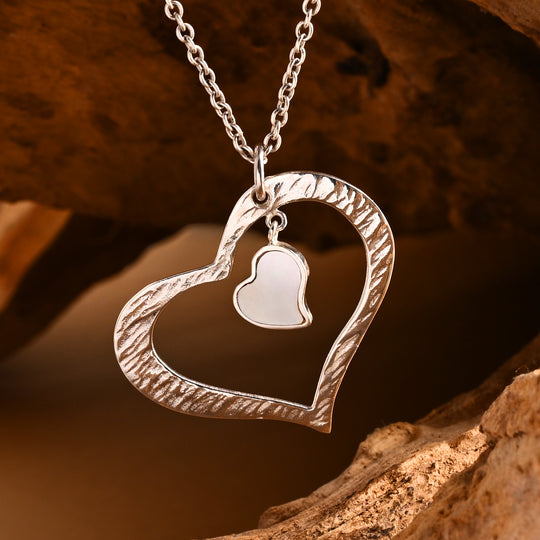 D'Joy Royal Bali -  Perlmutt Anhänger 925 Silber 1.20 ct