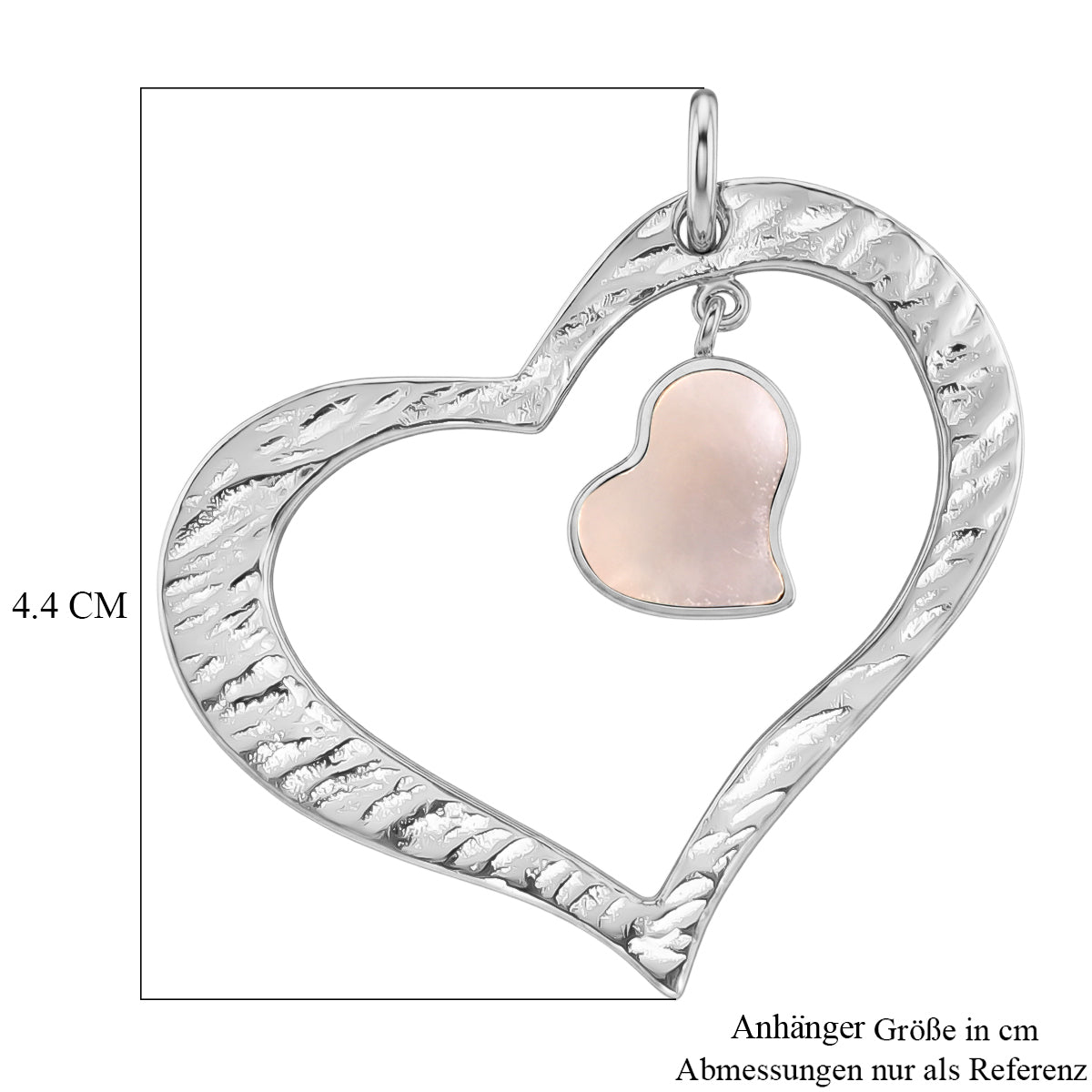 D'Joy Royal Bali -  Perlmutt Anhänger 925 Silber 1.20 ct