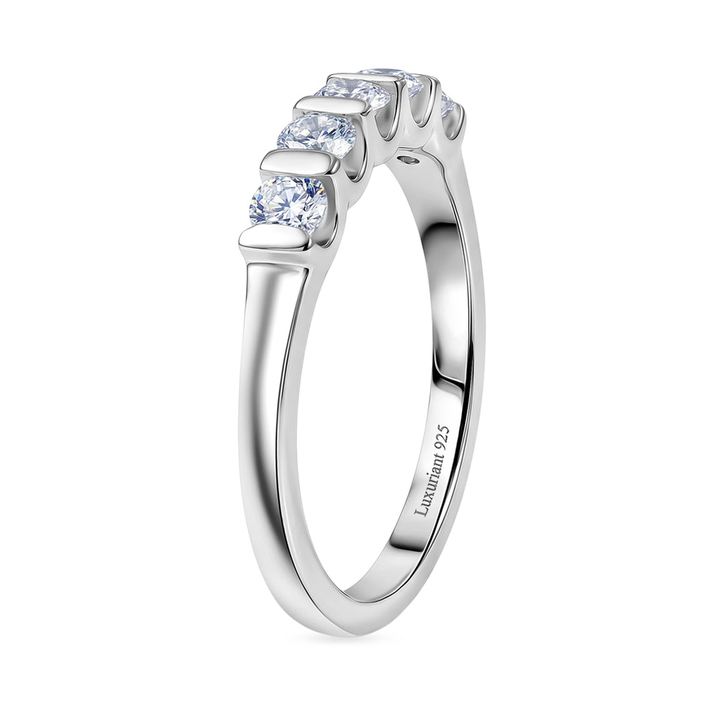LUXURIANT DIAMOND - Lab Grown Diamant SI-GH Ring 925 Silber Rhodiniert (Größe 17.00) ca. 0,50 ct