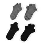 LIVMORE Tommle Kupfer-Kompressionssocken 8er-Set, Infrarot-Wärmeeffekt, Schwarz und Grau, Größe S 36-40