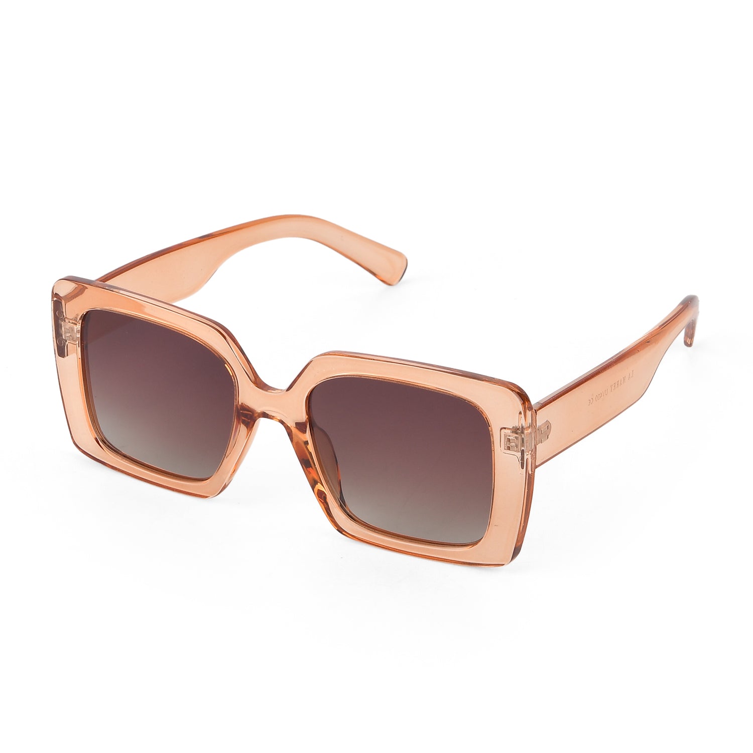 LA MAREY Sonnenbrille, UV400-Schutz, polarisierte TAC-Gläser, teefarbene Fassung