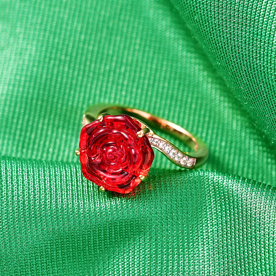 GP Whispers of Murano Kollektion - Kanchanaburi Blauer Saphir Ring 925 Silber 750 Gelbgold vermeil (Größe 19.00) 4.06 ct